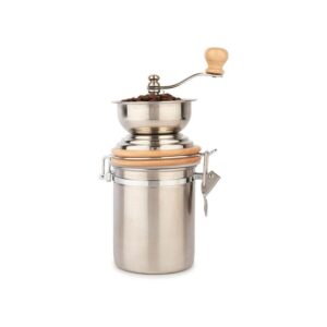 La Cafetière traditional manual coffee grinder stainless steel silver