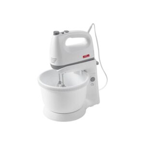 Judge 2-in-1 hand electric mixer with stand and rotating bowl white