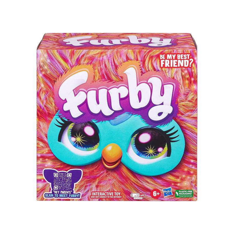 Furby Hasbro Coral Interactive Toy Plush English Version 6 Inch Electronic Pets Toys Multicolour - Image 3