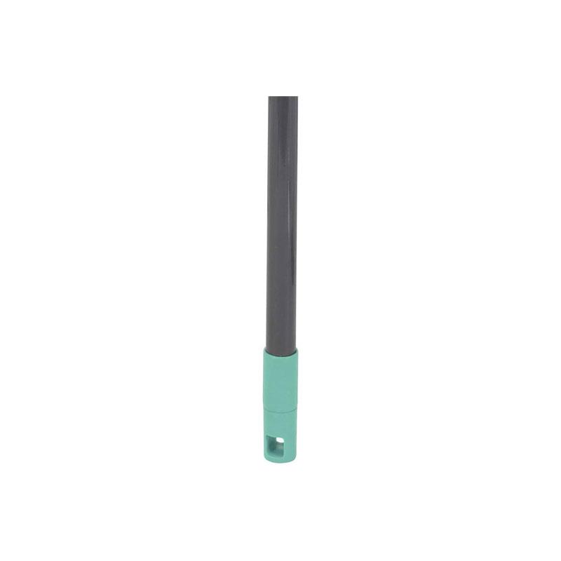 JVL Indoor Extendable Rubber Bristle Brush Broom With Squeegee Turquoise/Grey - Image 6