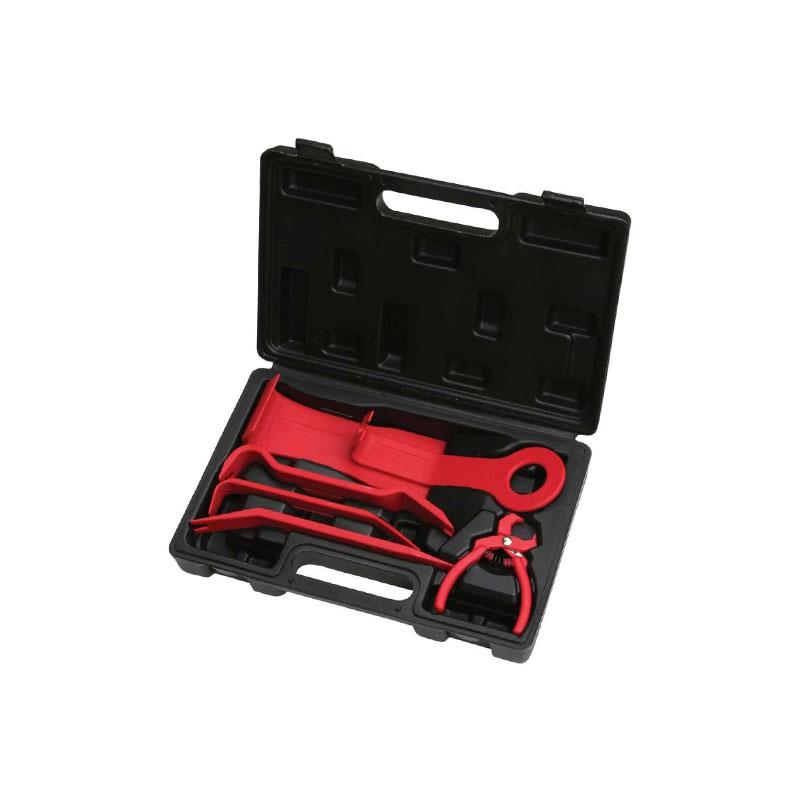 Hilka tools trim and upholstery removal tool set of 6 red and black