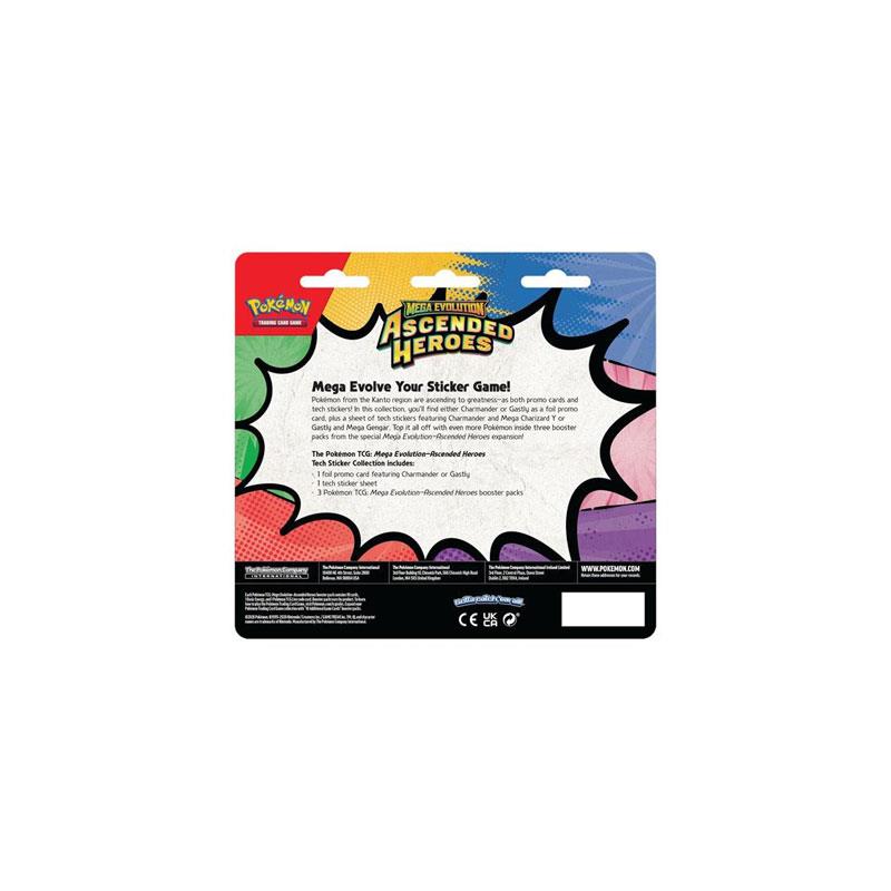 Pokémon TCG: Gastly Sticker Mega Kangaskhan ex ALT ART Combo (7 Packs) – Fine Toys Ltd