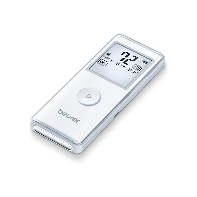 Beurer ME90 mobile ECG device heart rhythm monitor bluetooth white