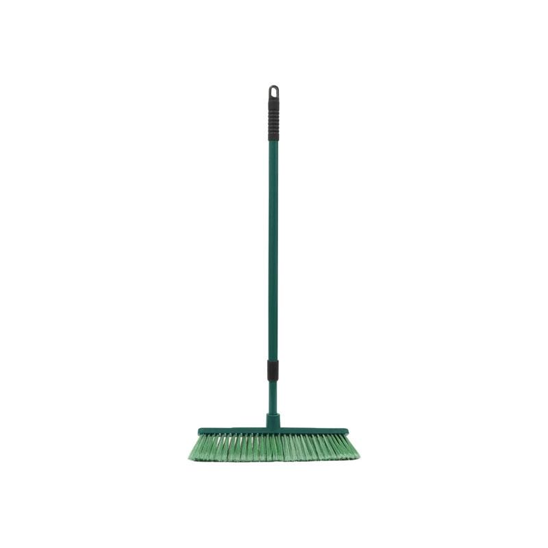 JVL Thegardener Soft Bristle Broom With Telescopic Handle Green - Image 4