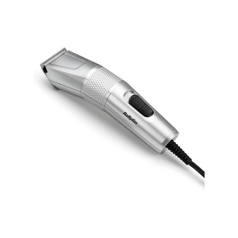 BaByliss For Men The Steel Edition Professional Hair Clipper Set 8 Comb Guides Corded Mains Powered Stainless Steel Blades Silver - Image 6
