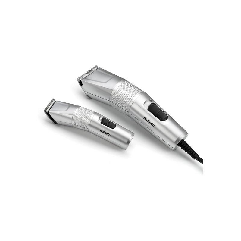 BaByliss For Men The Steel Edition Professional Hair Clipper Set 8 Comb Guides Corded Mains Powered Stainless Steel Blades Silver - Image 7