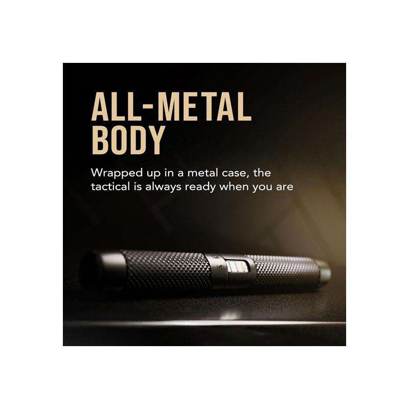 Wahl Manscaper Tactical Detail Trimmer Kit Nose Ear And Eyebrow Grooming Pen Trimmer Men's Facial Hair Removal Black - Image 5