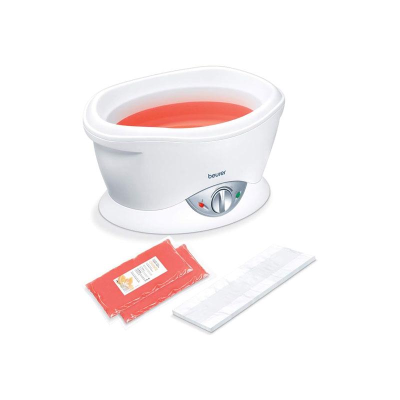 Beurer MP70 Paraffin Wax Bath Adjustable Temperature 2x450g Orange Wax White