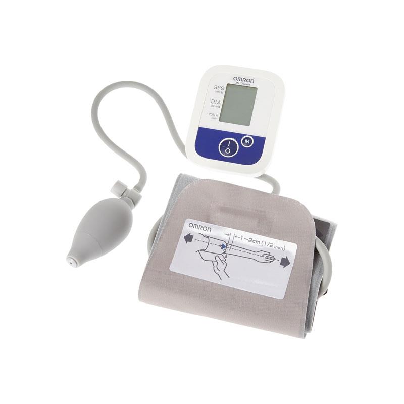 Omron M1 Compact Semi Automatic Arm Blood Pressure Monitor Irregular Heartbeat White