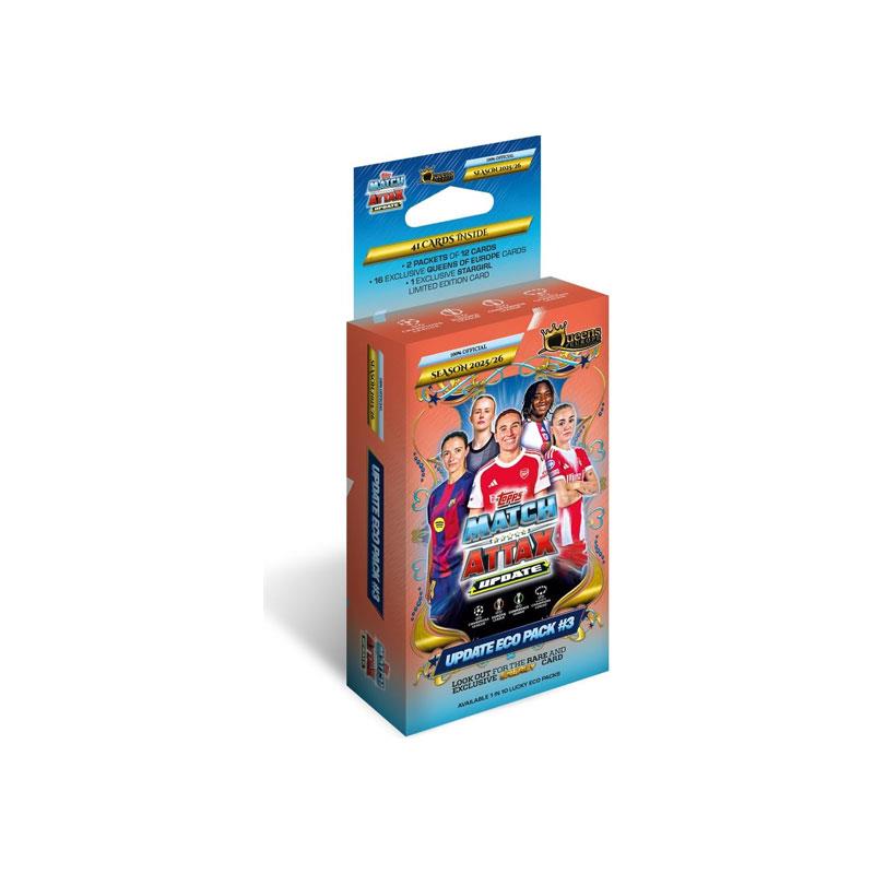 Topps Match Attax 2025/26 Mega Multipack #3 Queens Of Europe 41 Cards UEFA Official