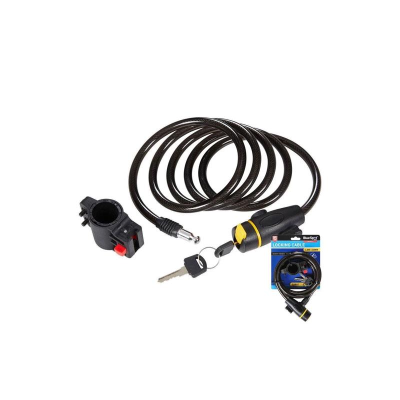 Blue Spot Tools Locking Cable 10mm X 1.8m Black - Image 2