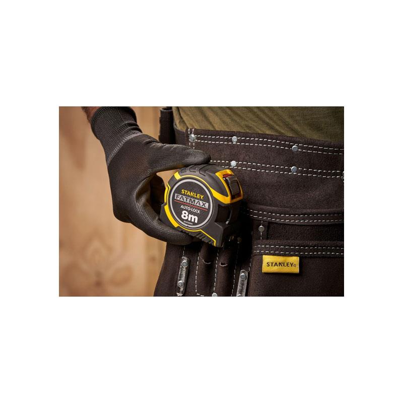 Stanley FatMax Autolock 8m Tape Measure Metric Yellow/Black - Image 9