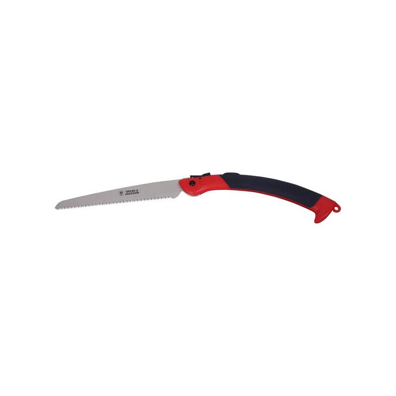 Spear & Jackson Razorsharp 12 Inch Folding Pruning Saw Carbon Steel Multicolour
