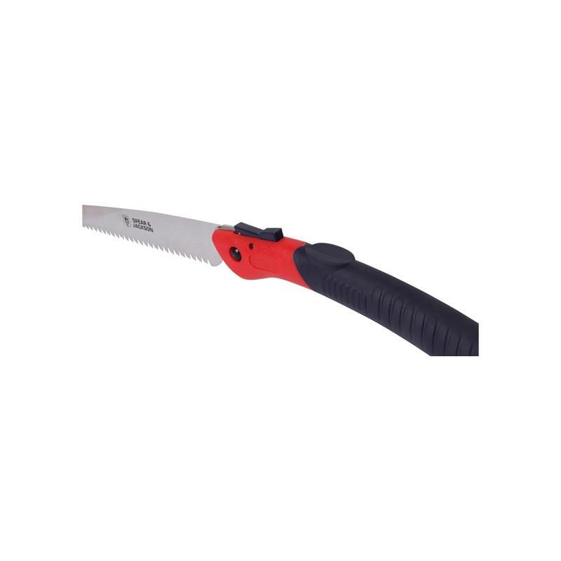 Spear & Jackson Razorsharp Pruning Saw Large Folding 12 Inch Carbon Steel Multicolour - Image 2