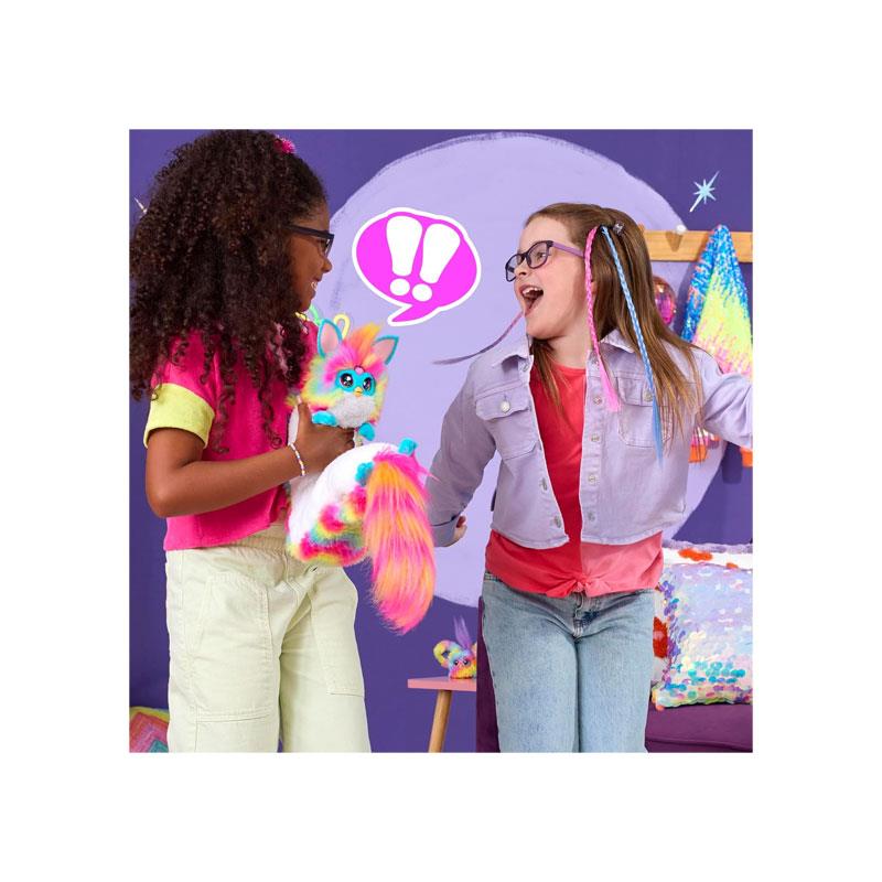 Furby DJ Furby Rainbow Interactive Plush Toy Music Lights & Games 5 Modes 1000+ Play Combos Speaks English & Furbish Toys - Image 10