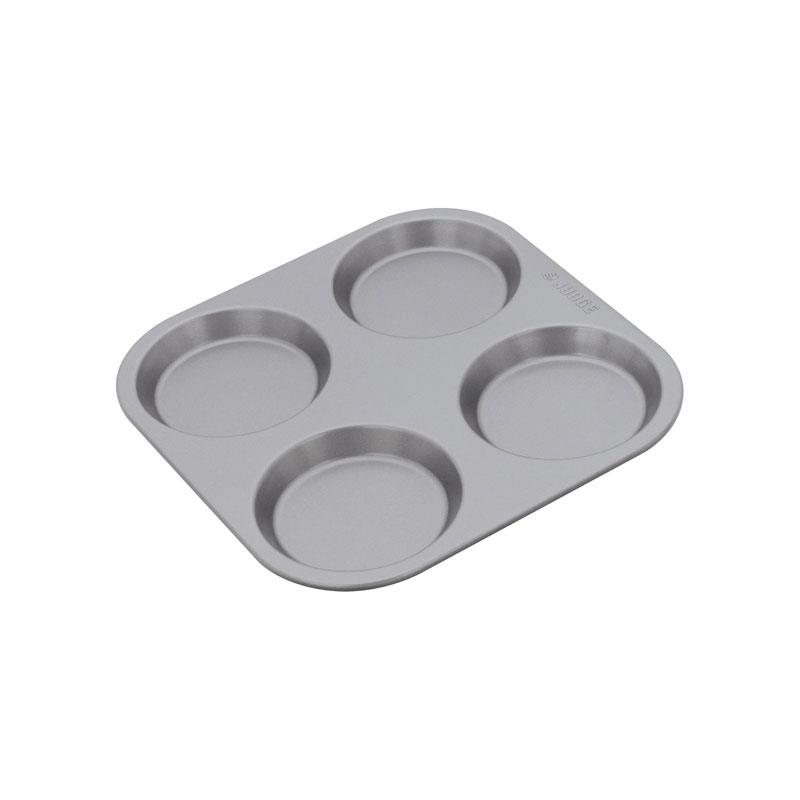 Judge Non-Stick Yorkshire Pudding Tin 4 Cup Carbon Steel Baking Tray 23cm Grey