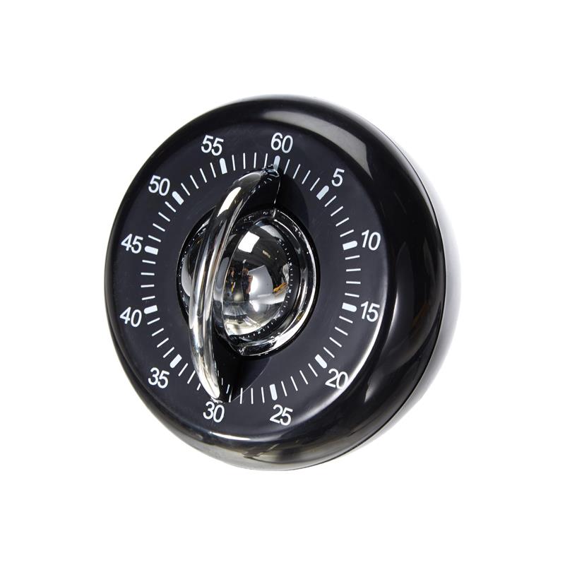 Judge Kitchen Classic 60 Minute Wind Up Cooking Timer Loud Alarm 60 Minute Black