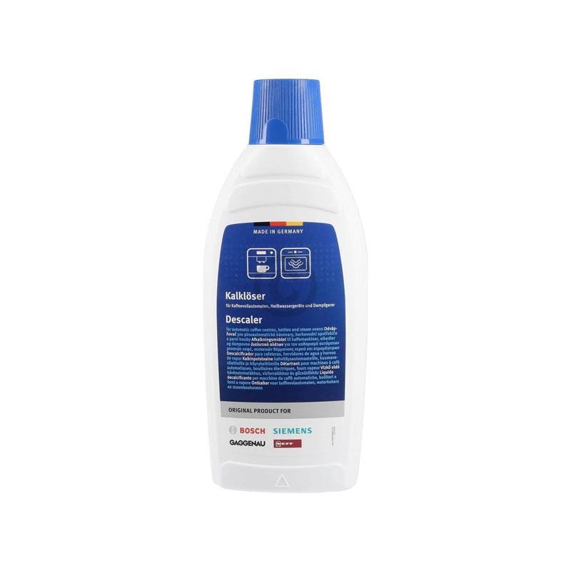Bosch Descaler Kettle and Coffee Maker Descaler Liquid 500ml Limescale Remover White Bottle