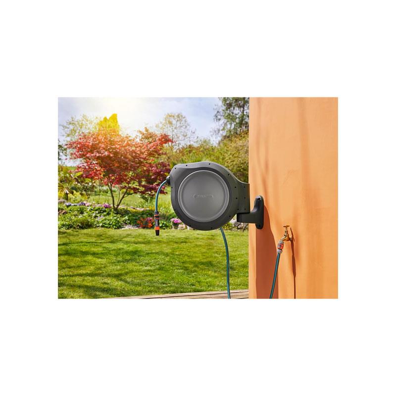 Gardena Wall-Mounted Hose Box Roll Up 30 Hose Reel Automatic Multicolour - Image 2
