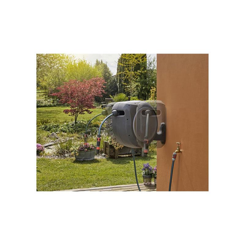 Gardena Wall-Mounted Hose Box Roll Up 30 Hose Reel Automatic Multicolour - Image 5