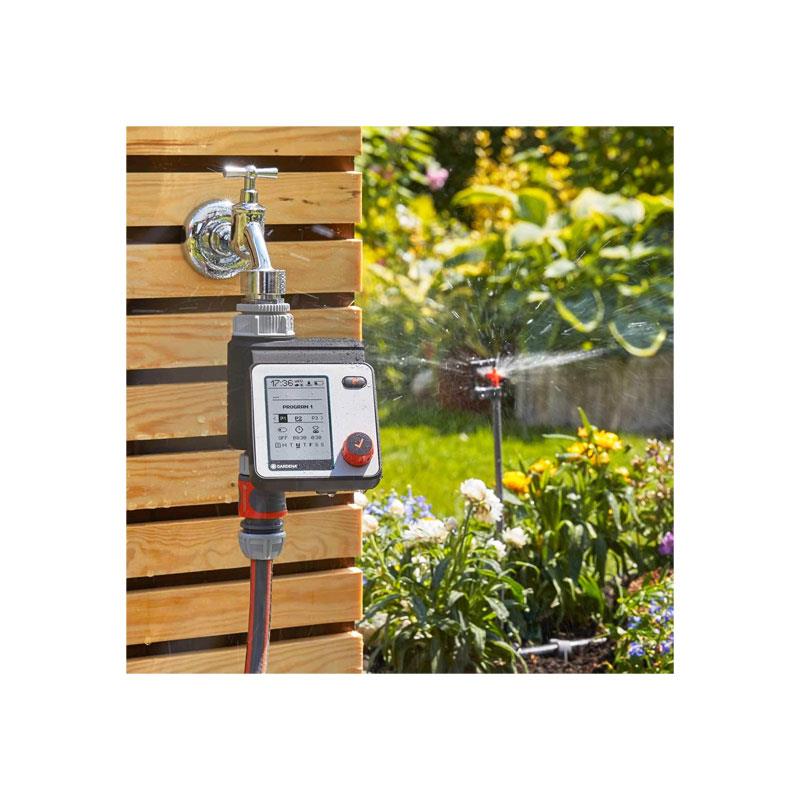 Gardena Water Control Master Automatic Time-Saving Watering 6 Schedules LCD Display Water Now Function Safe Stop Black/Grey/Orange 4 Gardena Water Control Master Automatic Time-Saving Watering 6 Schedules LCD Display Water Now Function Safe Stop Black/Grey/Orange - Image 4