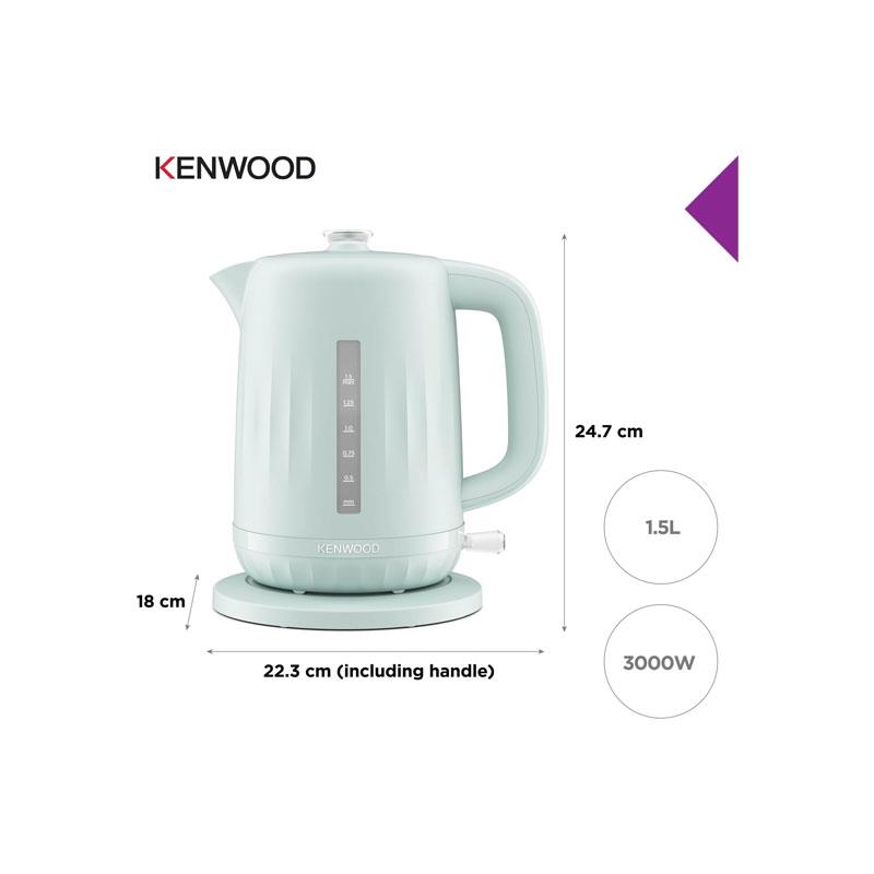 Kenwood Ripple Electric Jug Kettle 3000W 1.5 Litres Eggshell Blue 2 Kenwood Ripple Electric Jug Kettle 3000W 1.5 Litres Eggshell Blue - Image 2