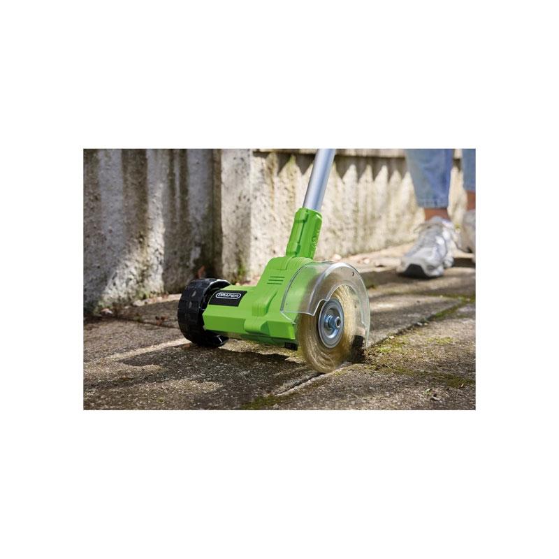 Draper 18V Cordless Weed Remover Patio Cleaner 1 x 2.0Ah Battery 1 x Charger Green And Black 5 Draper 18V Cordless Weed Remover Patio Cleaner 1 x 2.0Ah Battery 1 x Charger Green And Black - Image 5