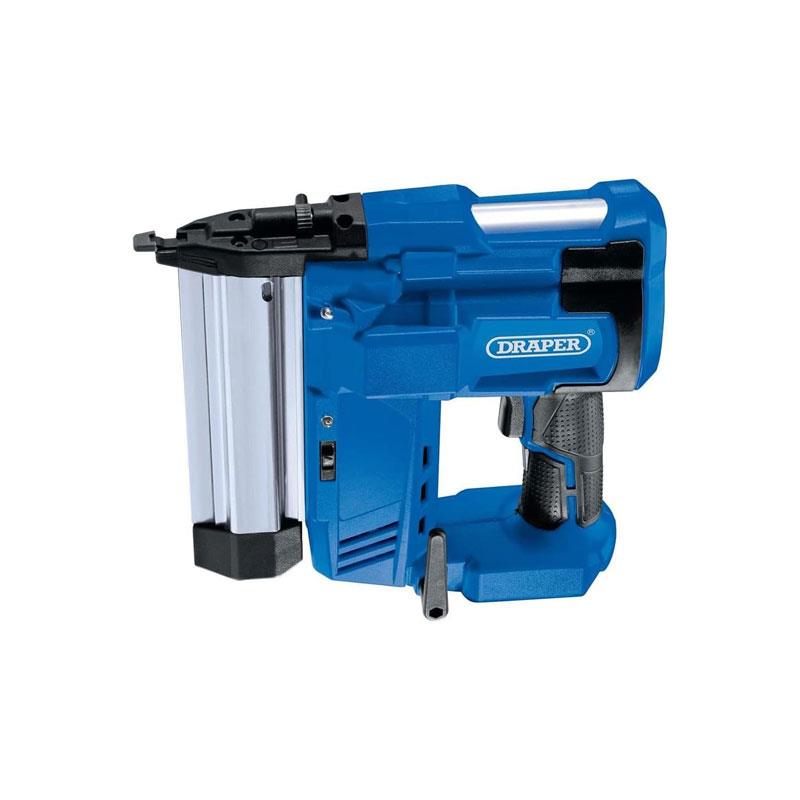 Draper D20 20V Cordless Nailer And Stapler 1 x 2.0Ah Battery 1 x Charger Blue - Image 7