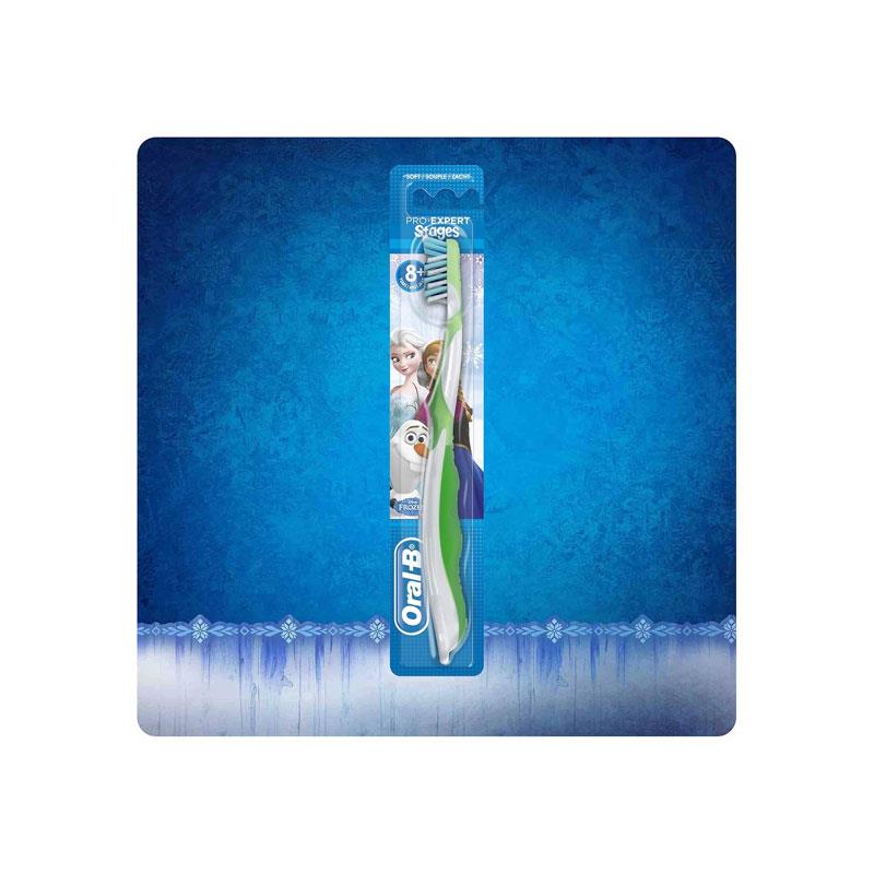 Oral-B Pro-Expert Stages Cross Action Kids Manual Toothbrush 8 Plus Green 4 Oral-B Pro-Expert Stages Cross Action Kids Manual Toothbrush 8 Plus Green - Image 4