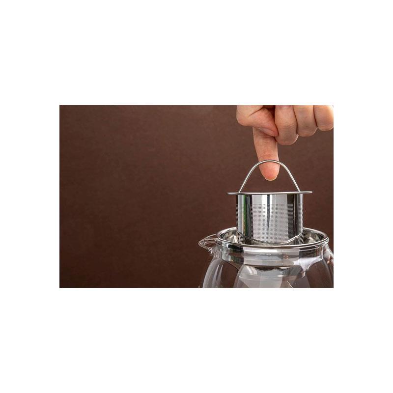 La Cafetiere Izmir Glass Tea Infuser 2-Cup Teapot Copper 4 La Cafetiere Izmir Glass Tea Infuser 2-Cup Teapot Copper - Image 4