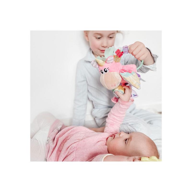 Playgro Unicorn Clip Clop Activity Rattle Nurturing Developmental Toy For 3+ Months Baby's First Rattles Pink - Image 7