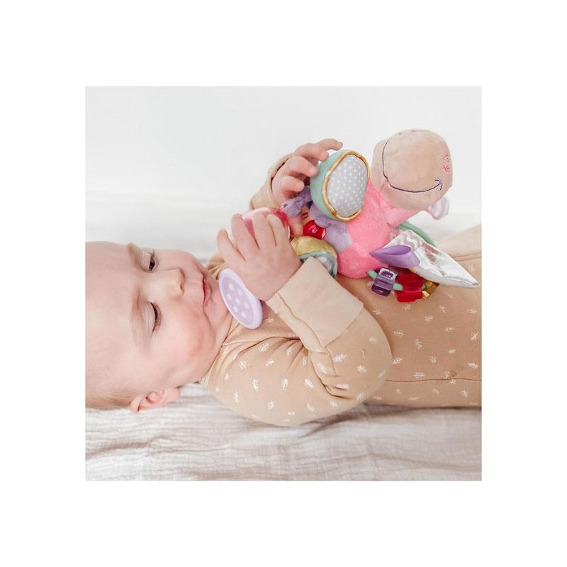 Playgro Unicorn Clip Clop Activity Rattle Nurturing Developmental Toy For 3+ Months Baby's First Rattles Pink - Image 8