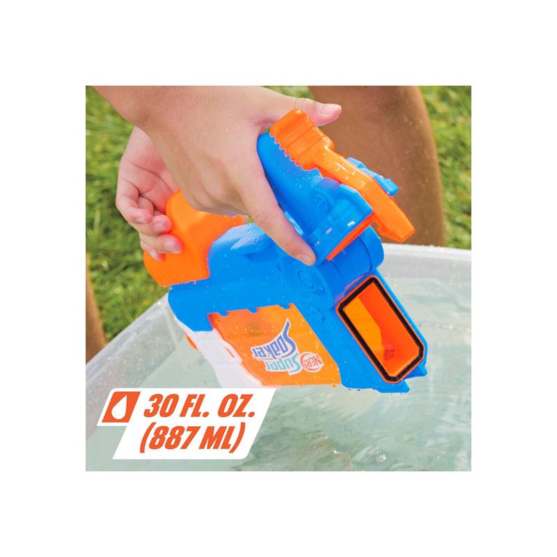 Nerf Super Soaker Flip Fill Water Blaster Garden Games Toys 887ml Multicolour - Image 3