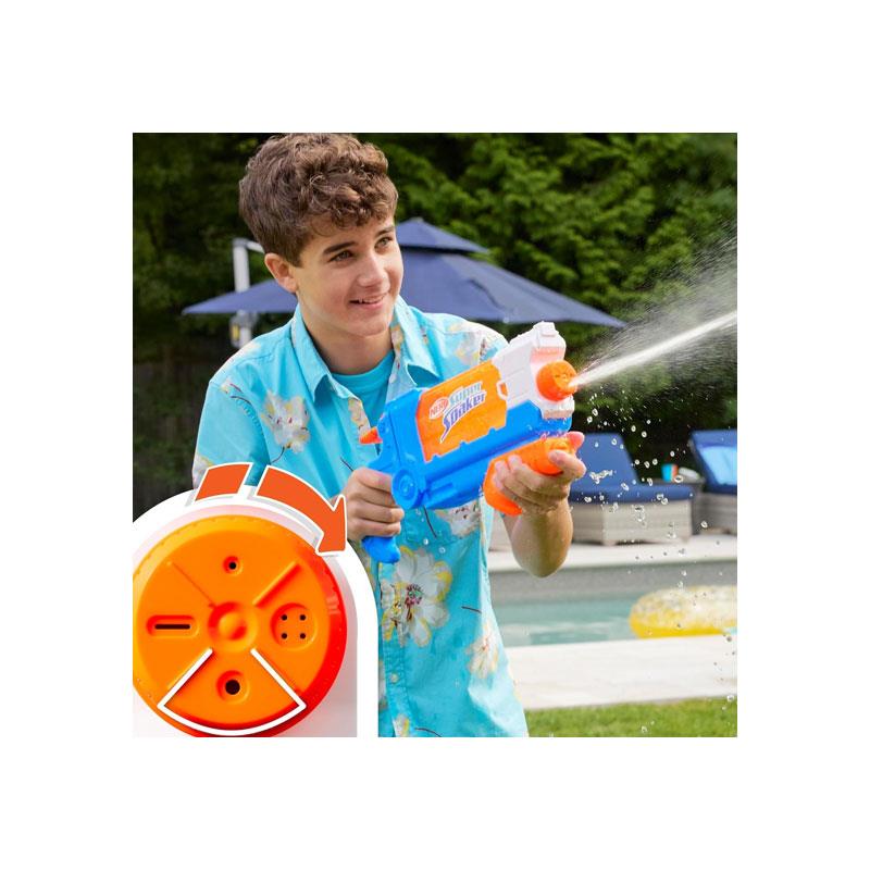 Nerf Super Soaker Flip Fill Water Blaster Garden Games Toys 887ml Multicolour - Image 9