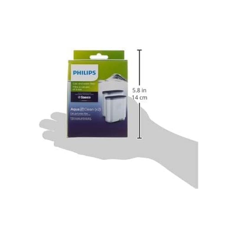 Philips AquaClean Water Filter Twin Pack Descaling Up To 5000 Cups Prolongs Machine Lifetime Micro-Porous Filtration Primarily Blue 3 Philips AquaClean Water Filter Twin Pack Descaling Up To 5000 Cups Prolongs Machine Lifetime Micro-Porous Filtration Primarily Blue - Image 3