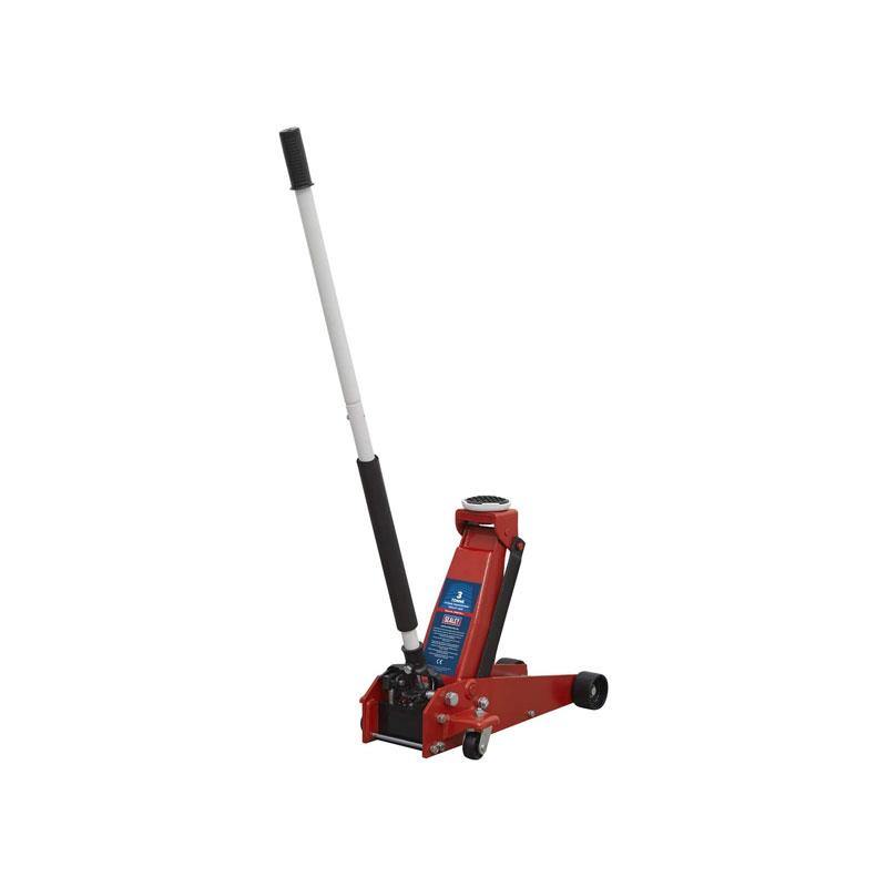 Sealey Quick Lift Standard Chassis Trolley Jack 3 Tonne Red 1 Sealey Quick Lift Standard Chassis Trolley Jack 3 Tonne Red