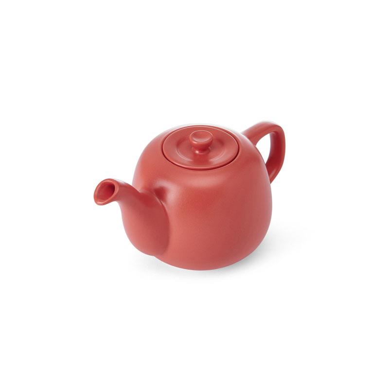 La Cafetiere Classic Teapot Stoneware 600ml Red 3 La Cafetiere Classic Teapot Stoneware 600ml Red - Image 3