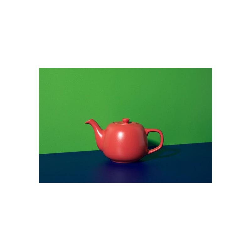 La Cafetiere Classic Teapot Stoneware 600ml Red 4 La Cafetiere Classic Teapot Stoneware 600ml Red - Image 4