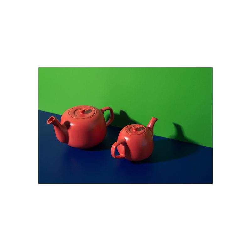 La Cafetiere Classic Teapot Stoneware 600ml Red 6 La Cafetiere Classic Teapot Stoneware 600ml Red - Image 6