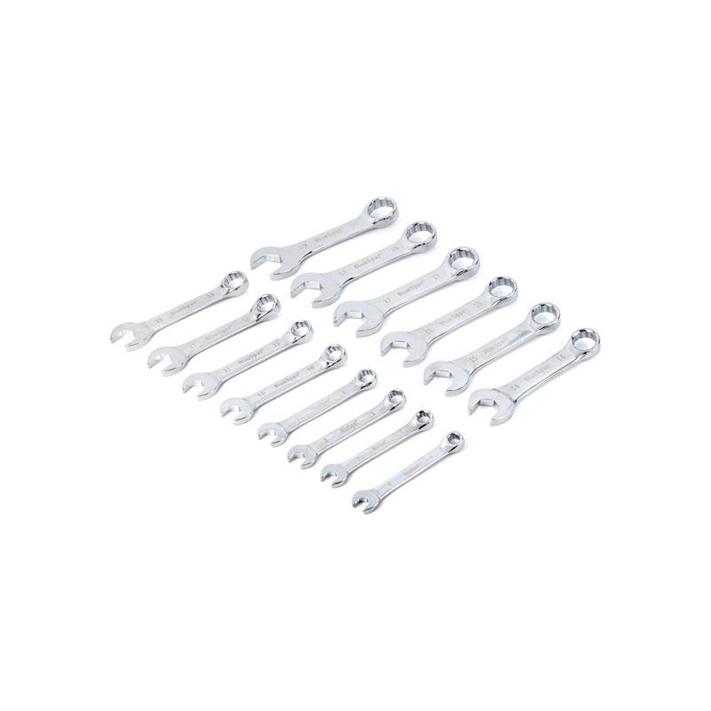 Blue Spot Tools Metric Stubby Spanner Set In EVA Foam (6-19mm) 14 Piece - Image 2