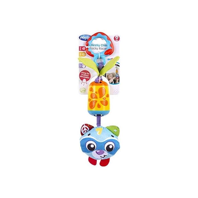 Playgro Cheeky Chime Rocky Racoon For Baby Infant Toddler Children Multicolour - Image 3
