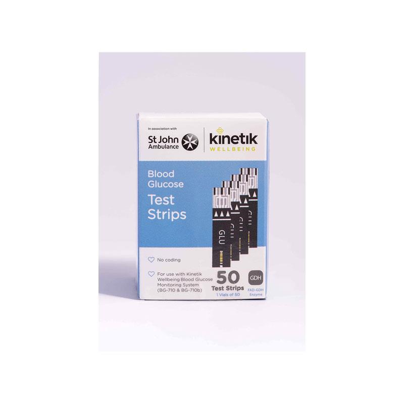 Kinetik Wellbeing Blood Glucose Test Strips Diabetic Glucose Strips For Blood Sugar Level Monitors And Diabetes Management Pack of 50 - Image 5