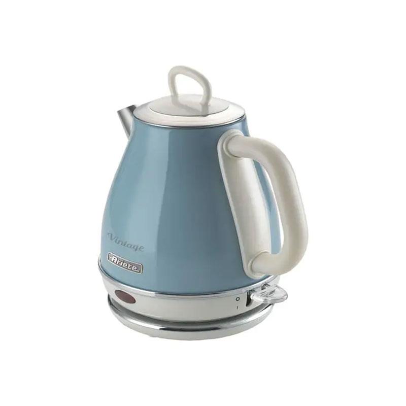 Ariete Vintage Retro Style Cordless Jug Kettle 1600W 1 Litre - Blue - Image 3