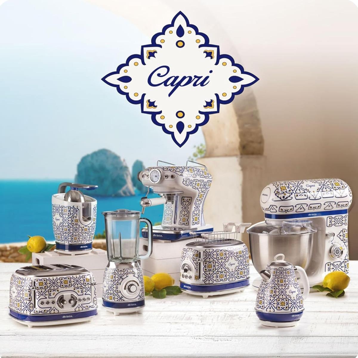 Ariete Capri Electric Jug Kettle 1.7 Litre Stainless Steel 2000W 360° Cordless Base Removable Filter Blue And White - Image 7