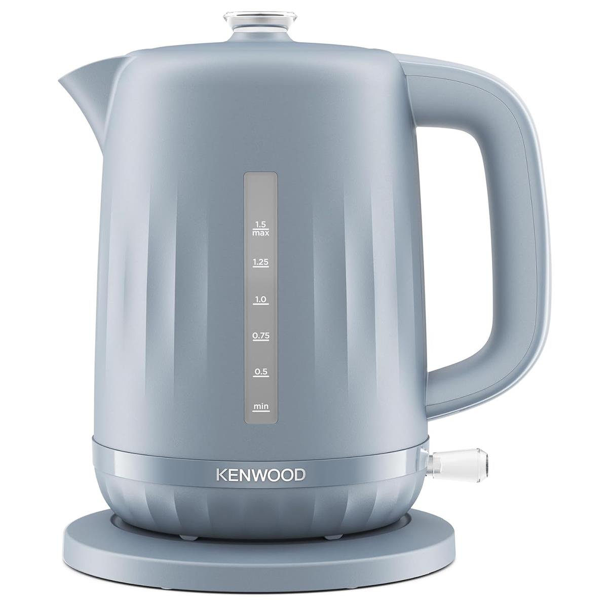Kenwood Ripple Electric Jug Kettle 1.5 Litre 3000W Cordless 360° Swivel Base Removable Filter Storm Blue