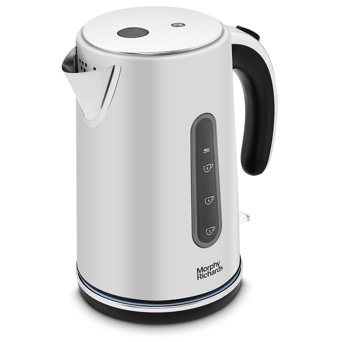Morphy Richards Motive Jug Kettle 1.7 Litre 3000W Rapid Boil Stainless Steel Chalk With 360° Base And Anti-Scale Filter - Image 2
