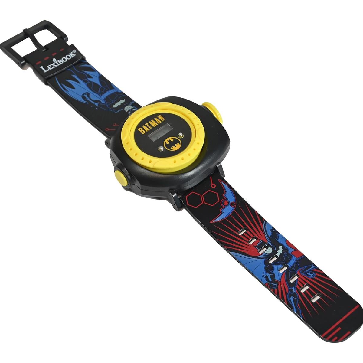 Lexibook Batman Digital Projection Watch Kids Watch With 20 Image Projector Adjustable Strap Red And Blue - Image 3