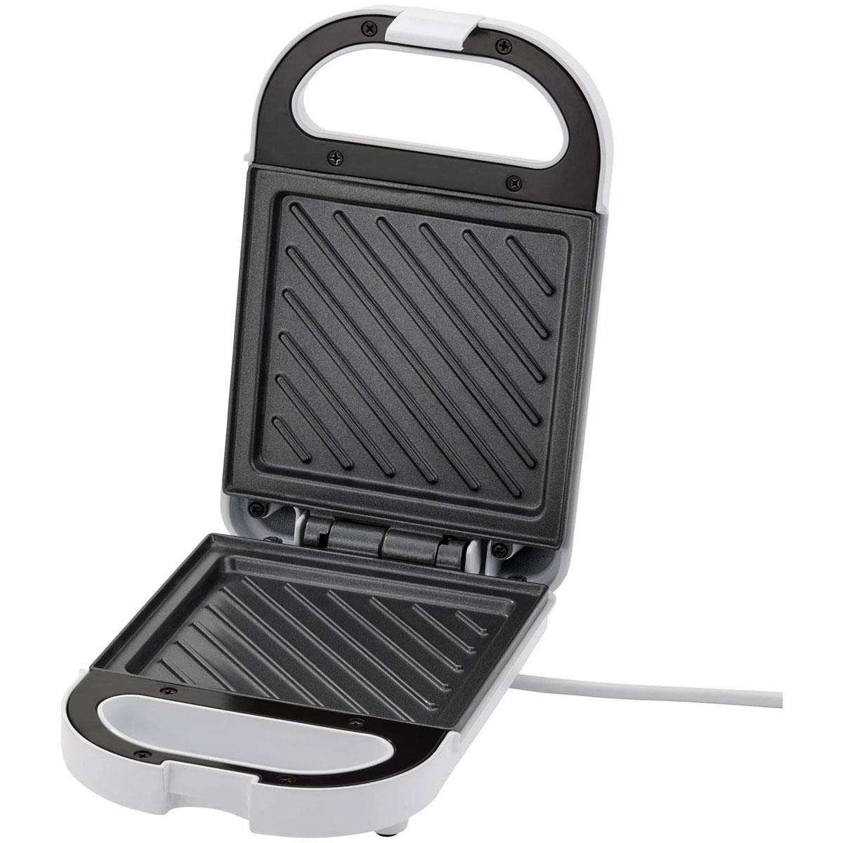 Judge Electricals Mini Grilled Cheese Sandwich Toastie Maker Single Portion Non Stick Coating White