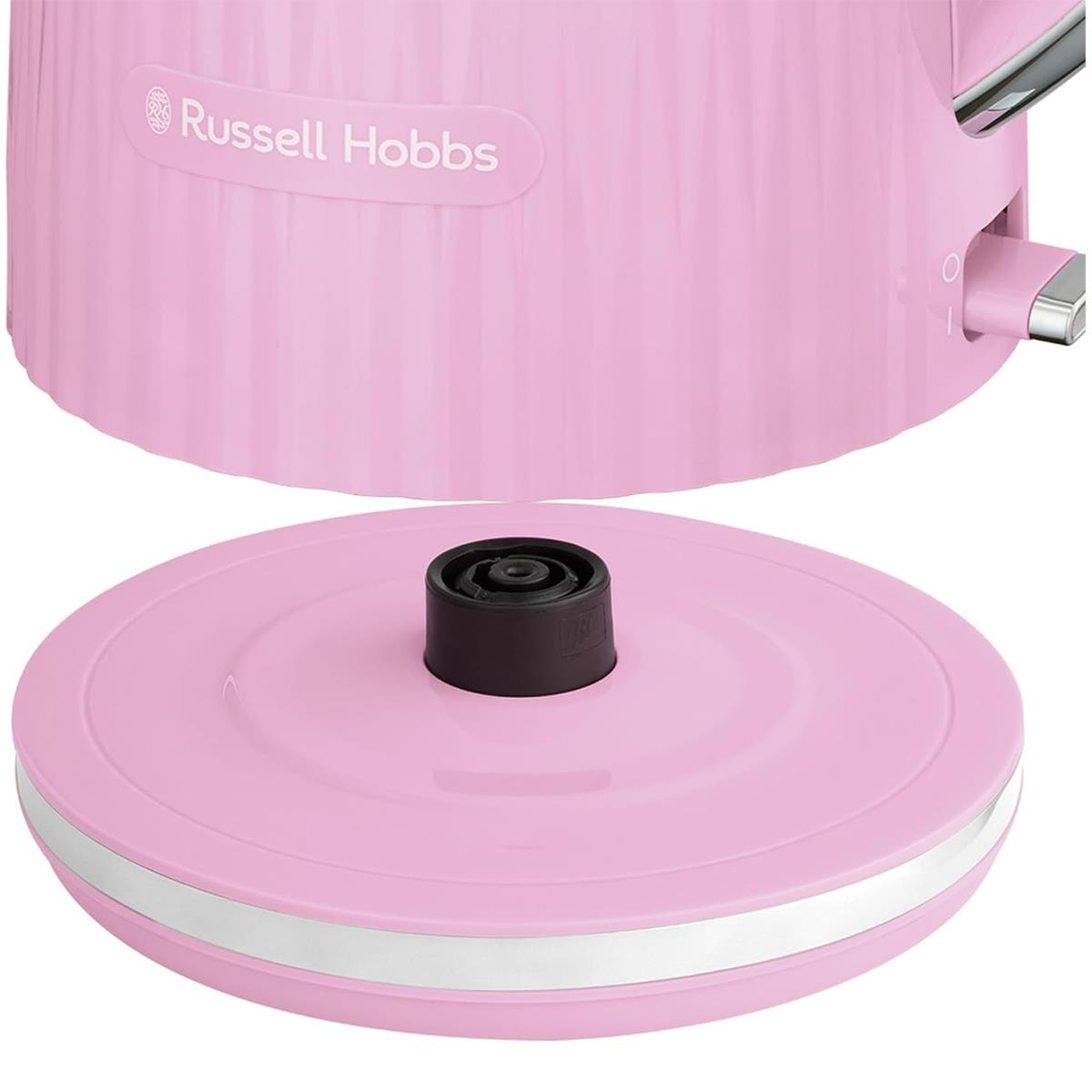 Russell Hobbs Eden Electric Kettle 1.7L 3000W Raspberry With Perfect Pour Spout, Washable Filter And 360° Base - Image 3