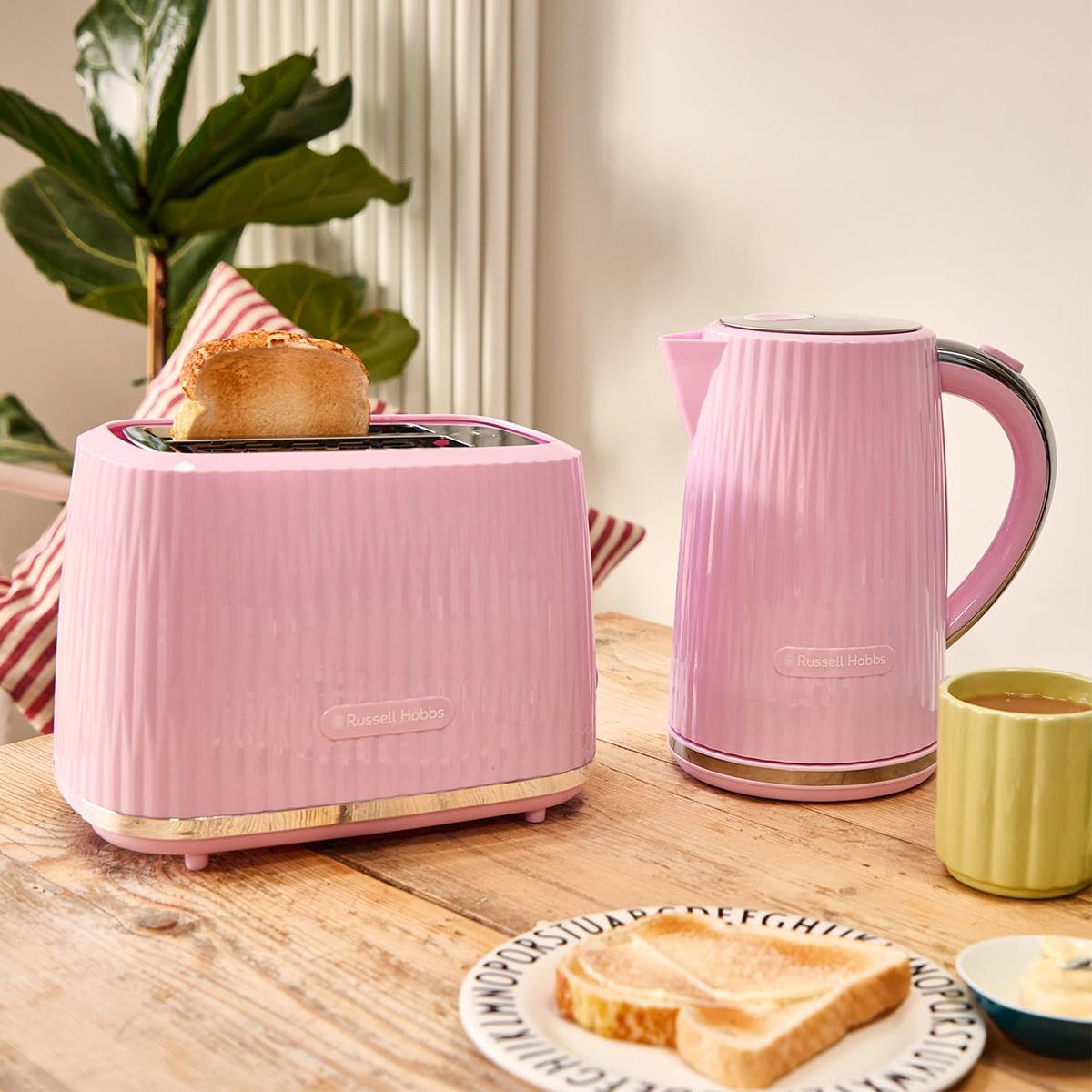 Russell Hobbs Eden Electric Kettle 1.7L 3000W Raspberry With Perfect Pour Spout, Washable Filter And 360° Base - Image 9
